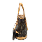 Shoulder Bag Bucket PM Brown Monogram Canvas