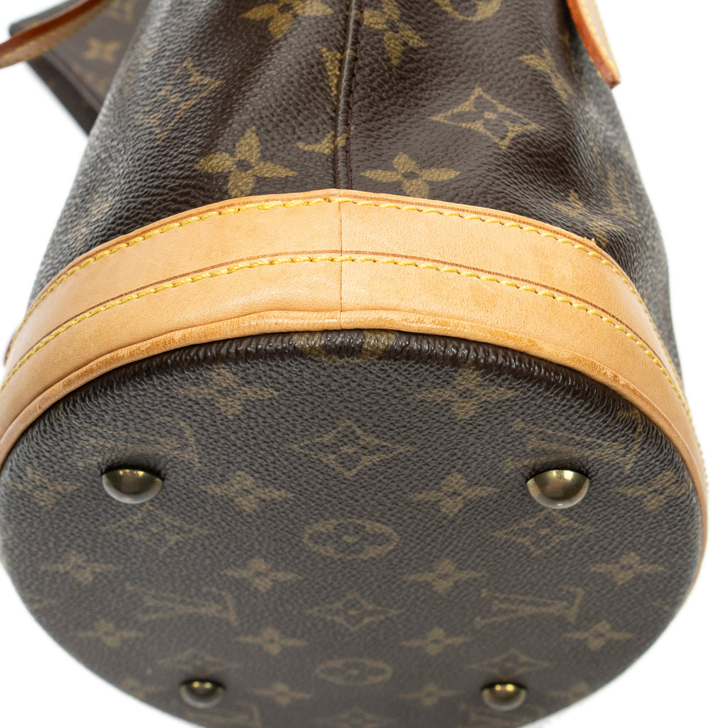 Shoulder Bag Bucket PM Brown Monogram Canvas