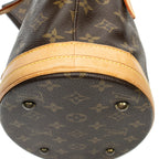 Shoulder Bag Bucket PM Brown Monogram Canvas