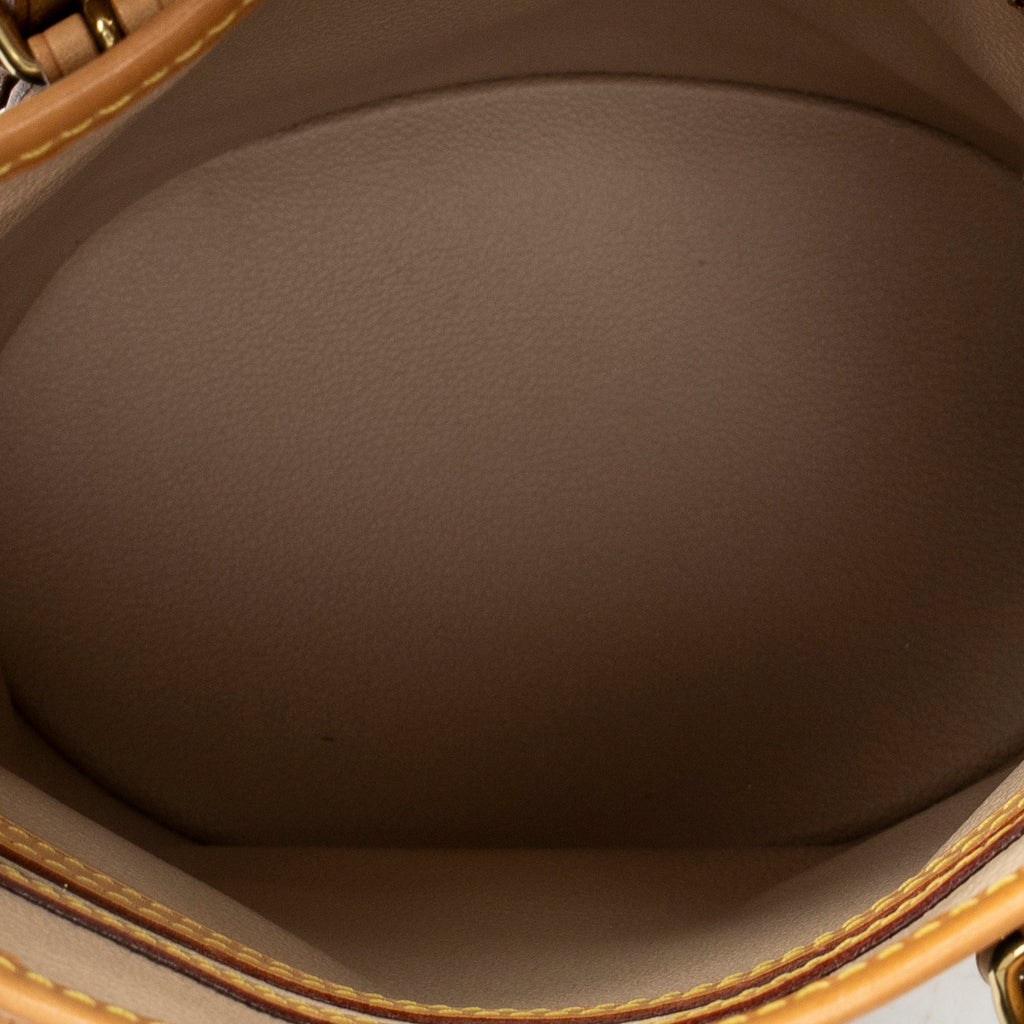 Shoulder Bag Bucket PM Brown Monogram Canvas
