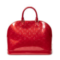 Bolso de mano Alma GM Vernis Monogram Rojo