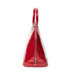 Bolso de mano Alma GM Vernis Monogram Rojo