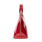Bolso de mano Alma GM Vernis Monogram Rojo