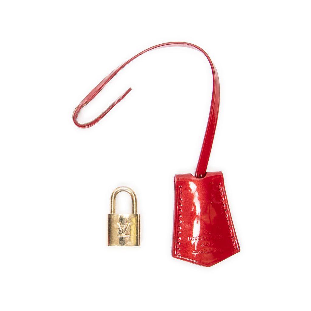 Bolso de mano Alma GM Vernis Monogram Rojo