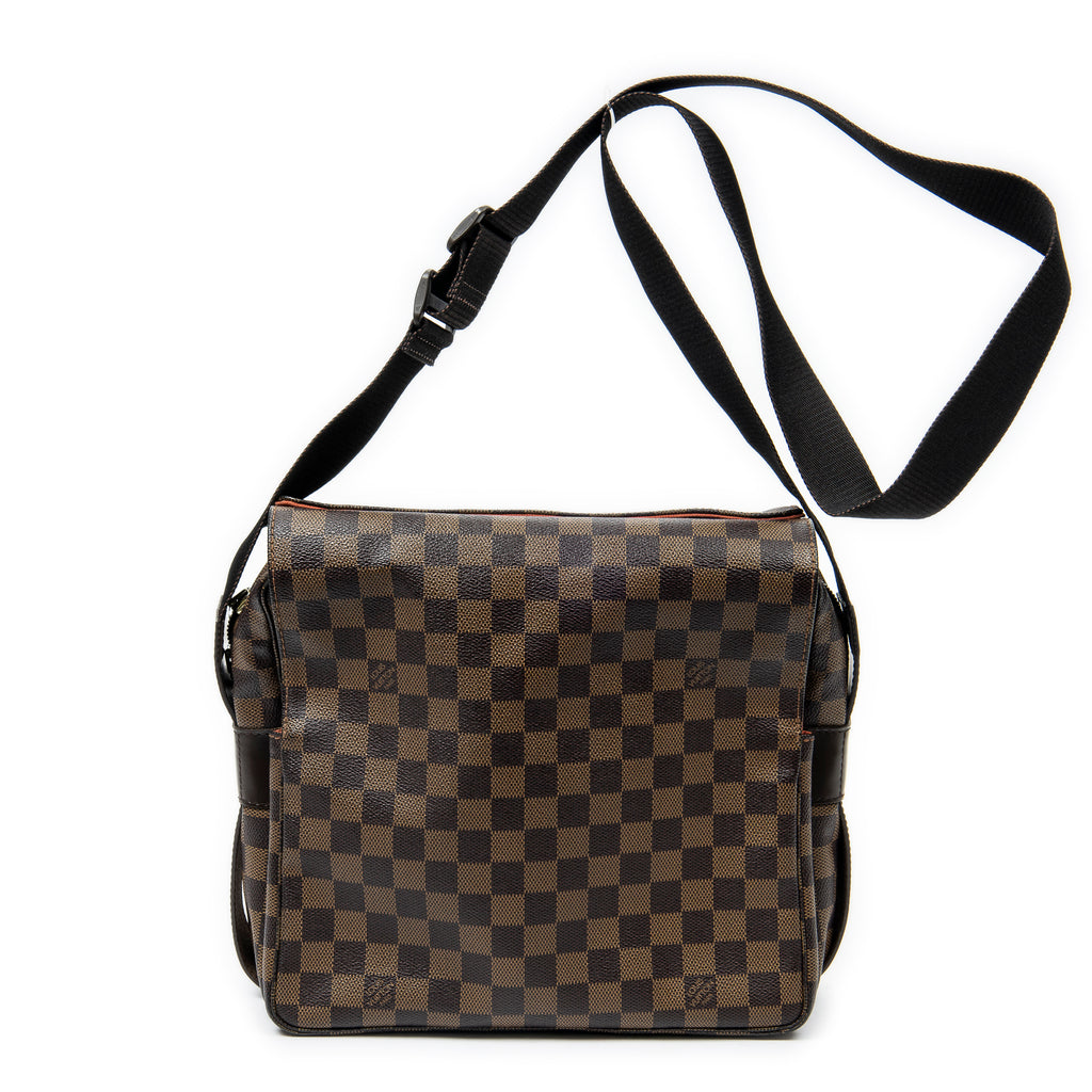 Shoulder Bag Naviglio Brown Damier Ebene
