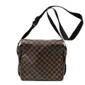 Shoulder Bag Naviglio Brown Damier Ebene