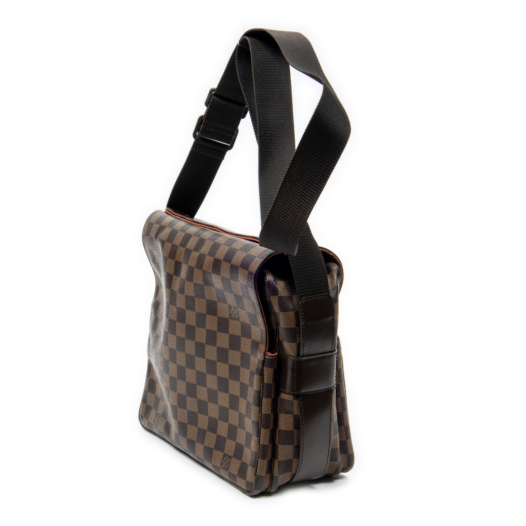 Shoulder Bag Naviglio Brown Damier Ebene