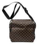 Shoulder Bag Naviglio Brown Damier Ebene