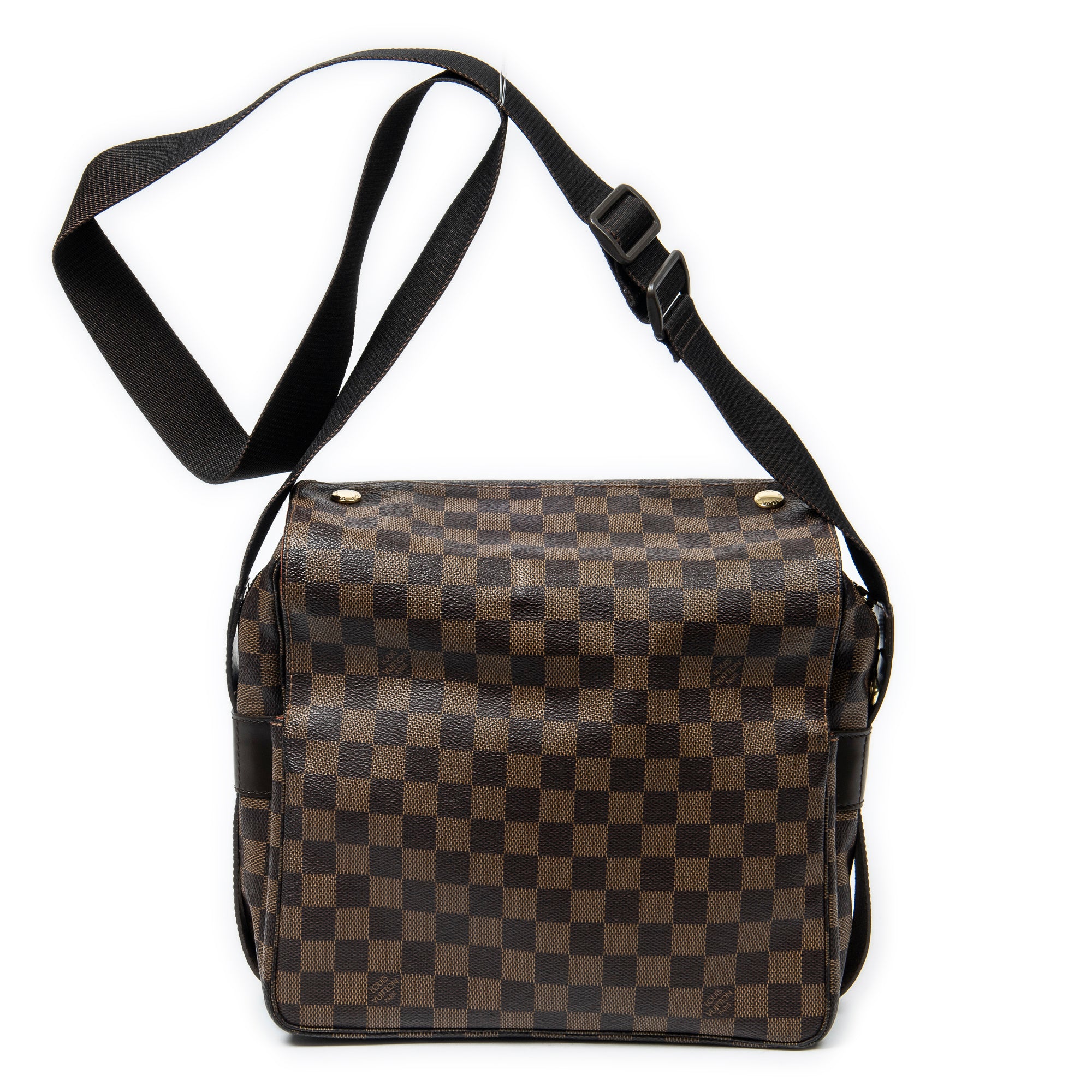 Shoulder Bag Naviglio Brown Damier Ebene