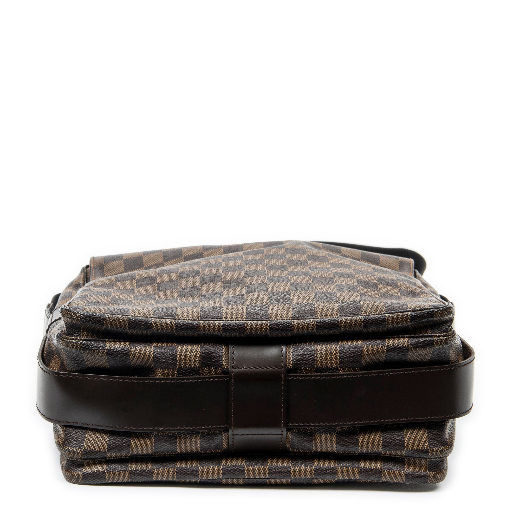 Shoulder Bag Naviglio Brown Damier Ebene