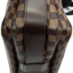 Shoulder Bag Naviglio Brown Damier Ebene