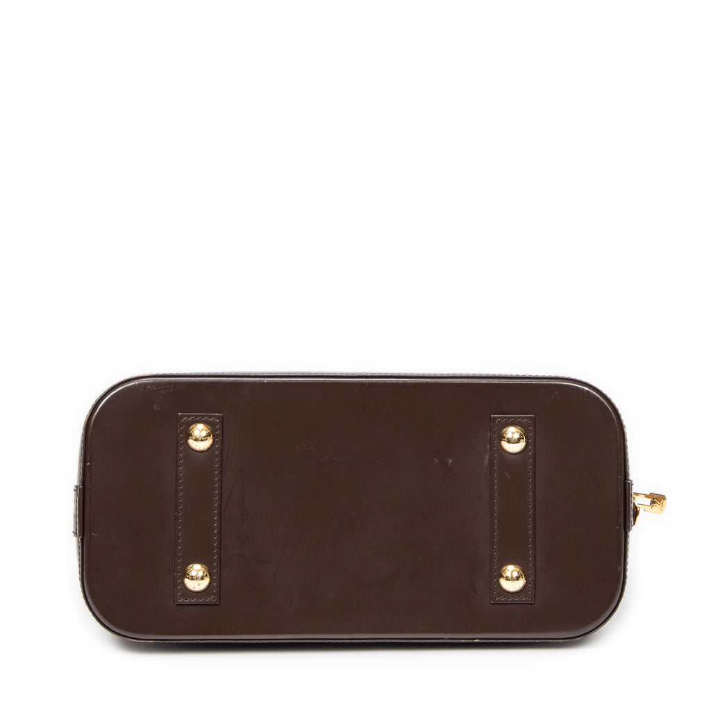 Handbag Alma PM Brown Damier Ebene