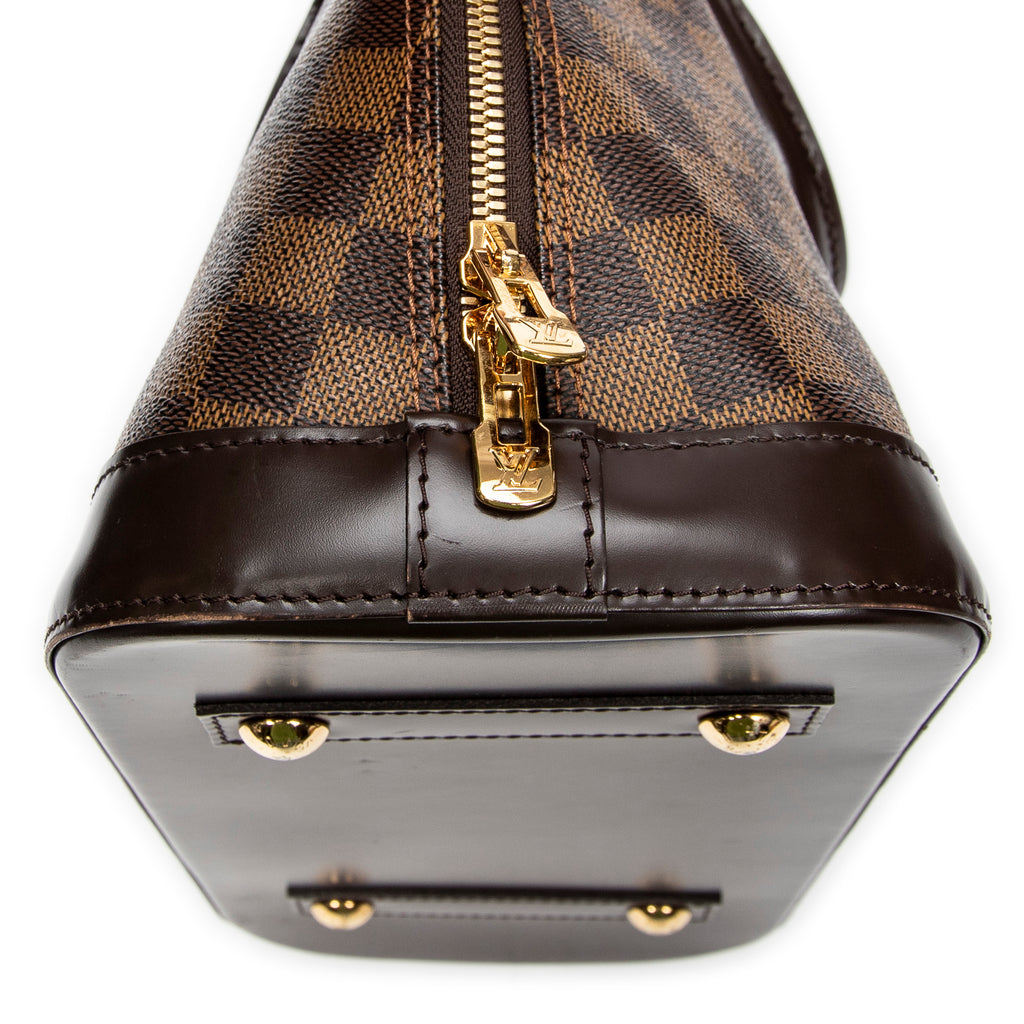 Handbag Alma PM Brown Damier Ebene