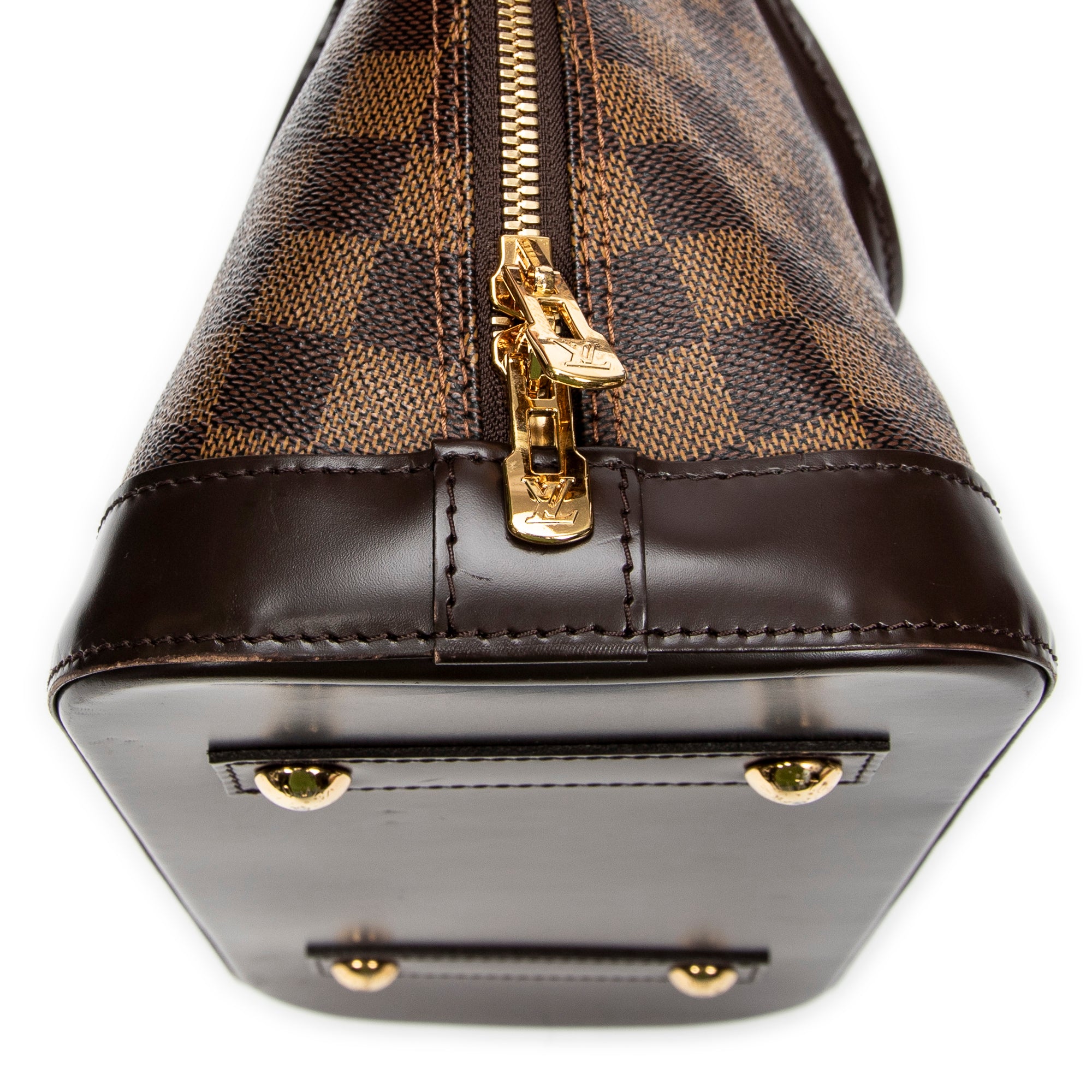 Handbag Alma PM Brown Damier Ebene