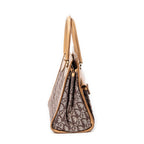 Shoulder Bag Trotter Front Pocket Tote Beige Diorissimo Canvas
