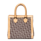 Shoulder Bag Trotter Front Pocket Tote Beige Diorissimo Canvas