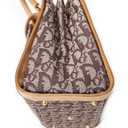 Shoulder Bag Trotter Front Pocket Tote Beige Diorissimo Canvas
