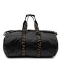Travel Bag Vintage Large Logo Duffle Black Nylon Canvas