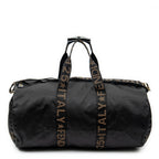 Travel Bag Vintage Large Logo Duffle Black Nylon Canvas