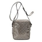 Shoulder Bag Zip Crossbody Metallic Rose Guccissima Imprint Coated Canvas