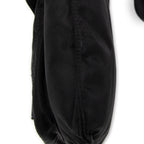 Shoulder Bag Saddle Crossbody Black Nylon Canvas