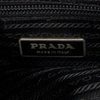 Shoulder Bag Saddle Crossbody Black Nylon Canvas