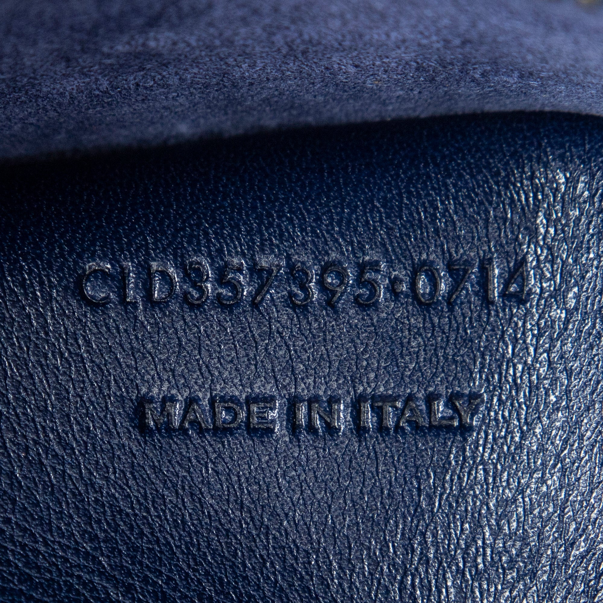 Shoulder Bag Small Monogram Cabas Blue Smooth Calfskin Leather