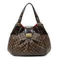 Shoulder Bag Sistina GM Brown Damier Ebene