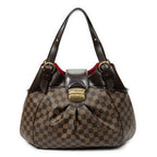 Shoulder Bag Sistina GM Brown Damier Ebene