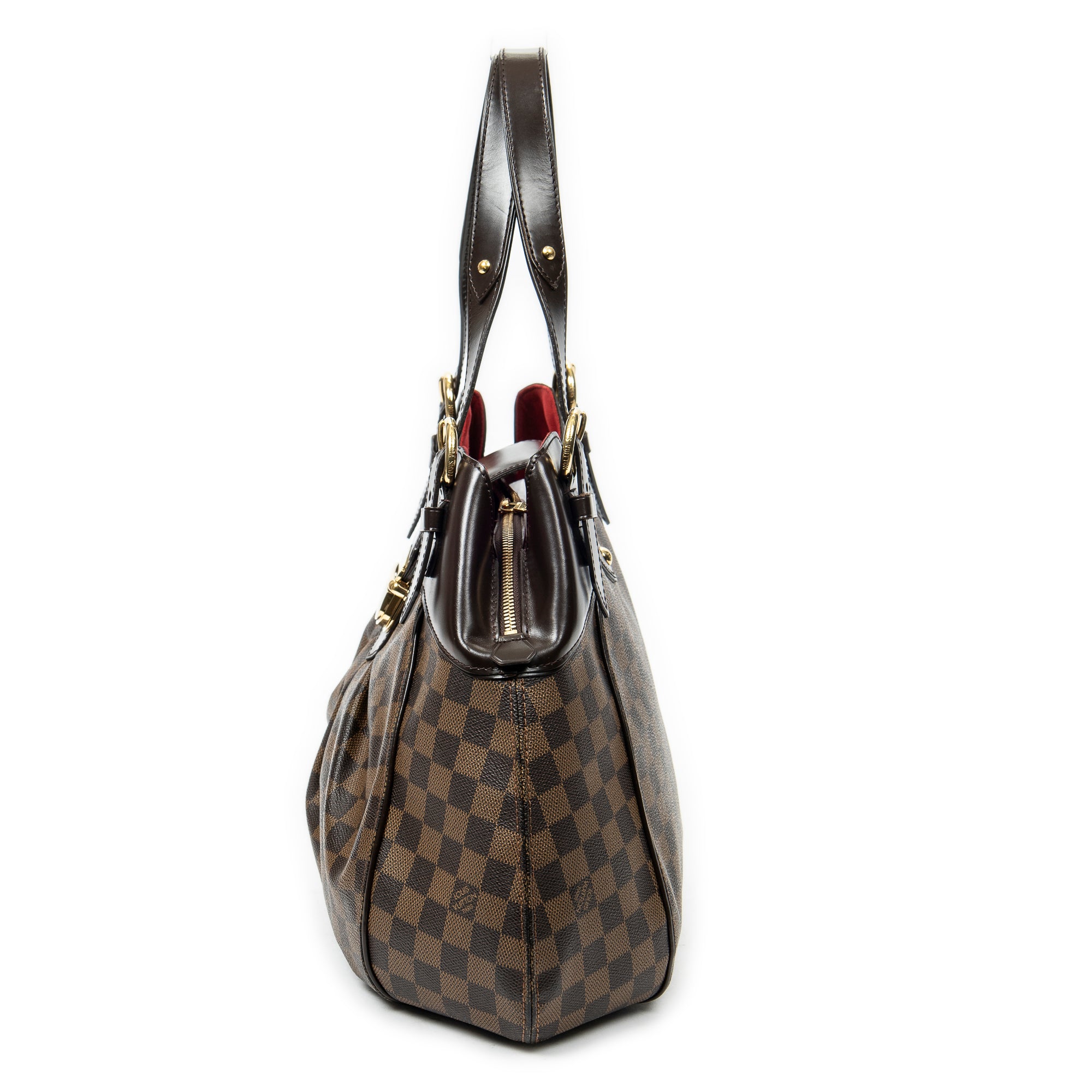 Shoulder Bag Sistina GM Brown Damier Ebene