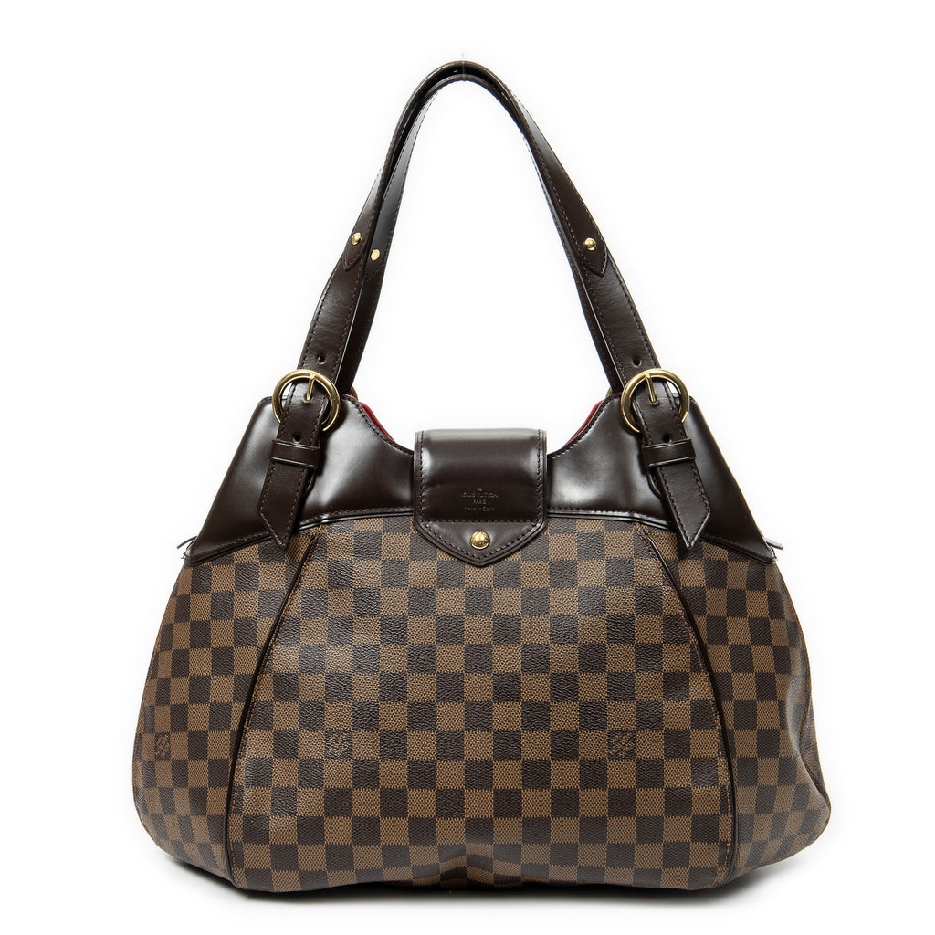 Shoulder Bag Sistina GM Brown Damier Ebene