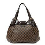 Shoulder Bag Sistina GM Brown Damier Ebene