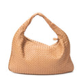 Bolso de hombro Veneta Hobo Piel Intrecciato Beige