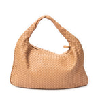 Bolso de hombro Veneta Hobo Piel Intrecciato Beige