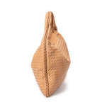 Bolso de hombro Veneta Hobo Piel Intrecciato Beige