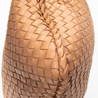 Bolso de hombro Veneta Hobo Piel Intrecciato Beige