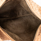 Bolso de hombro Veneta Hobo Piel Intrecciato Beige