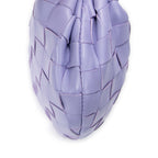 Handbag Micro Candy Jodie Lilac Intrecciato Leather
