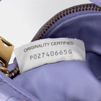Handbag Micro Candy Jodie Lilac Intrecciato Leather