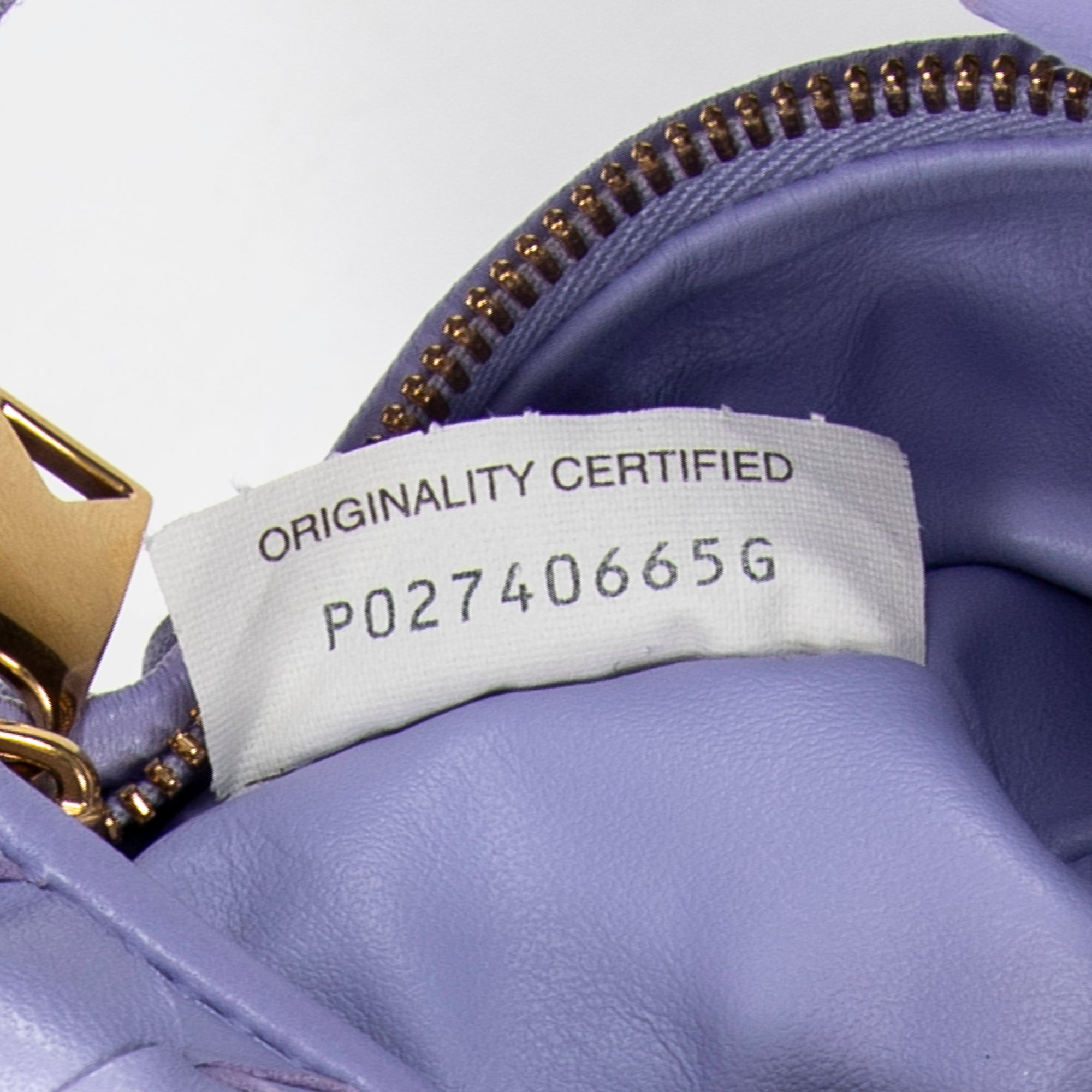 Handbag Micro Candy Jodie Lilac Intrecciato Leather