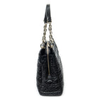 Bolso de Hombro Dior Soft Shopping Tote Piel de Cordero Acolchada Negra