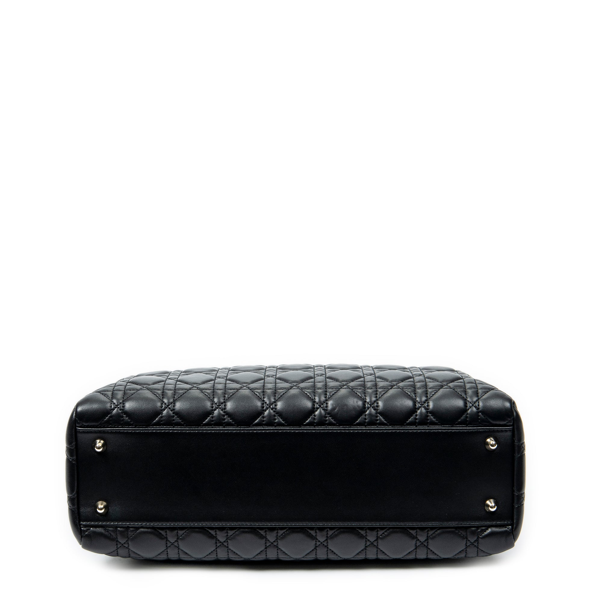 Bolso de Hombro Dior Soft Shopping Tote Piel de Cordero Acolchada Negra