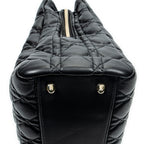 Bolso de Hombro Dior Soft Shopping Tote Piel de Cordero Acolchada Negra