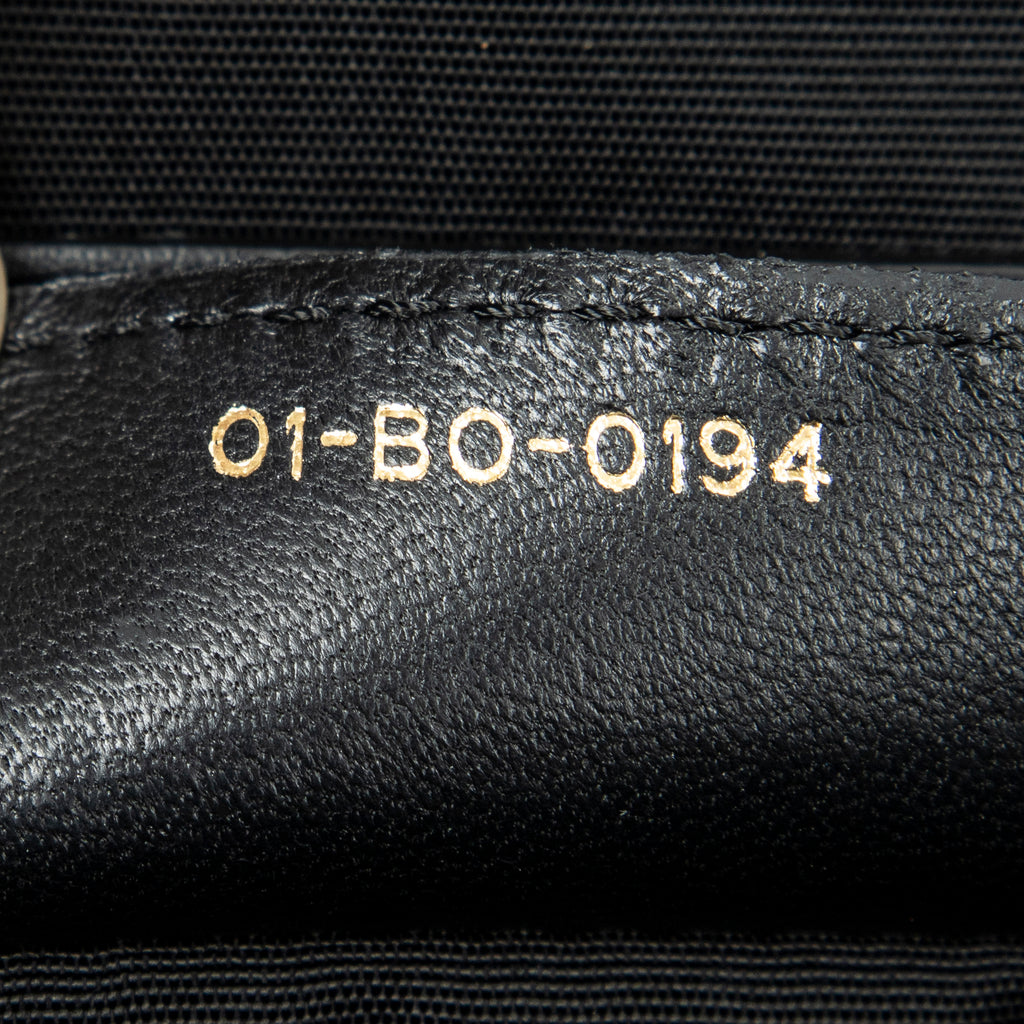 Bolso de Hombro Dior Soft Shopping Tote Piel de Cordero Acolchada Negra