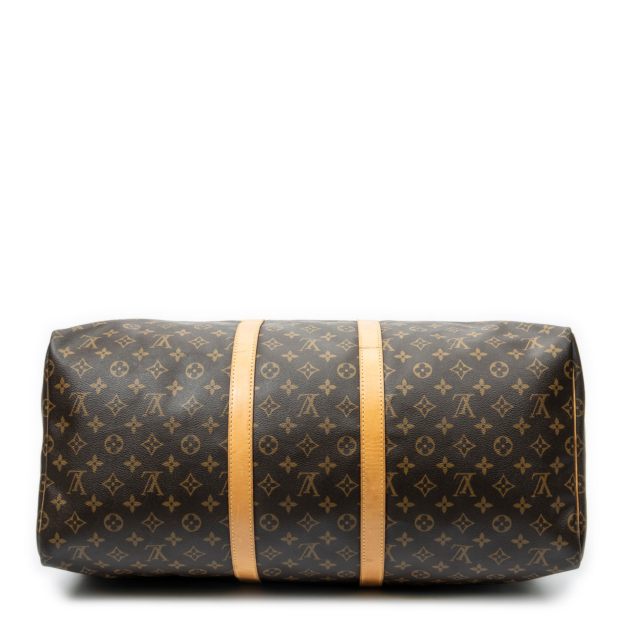Travel Bag Keepall 55 Brown Monogram Canvas