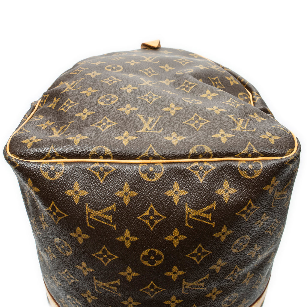 Travel Bag Keepall 55 Brown Monogram Canvas