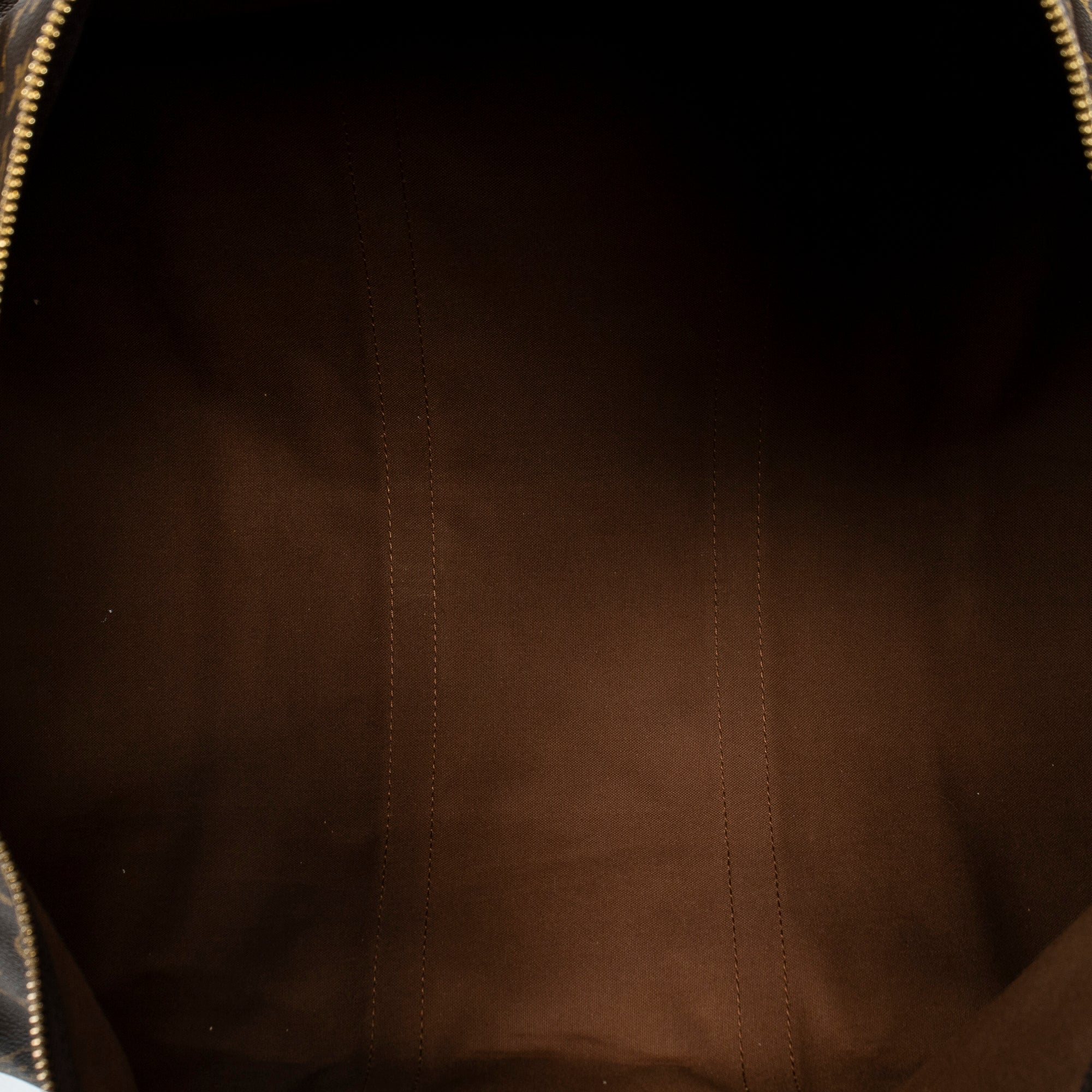 Travel Bag Keepall 55 Brown Monogram Canvas