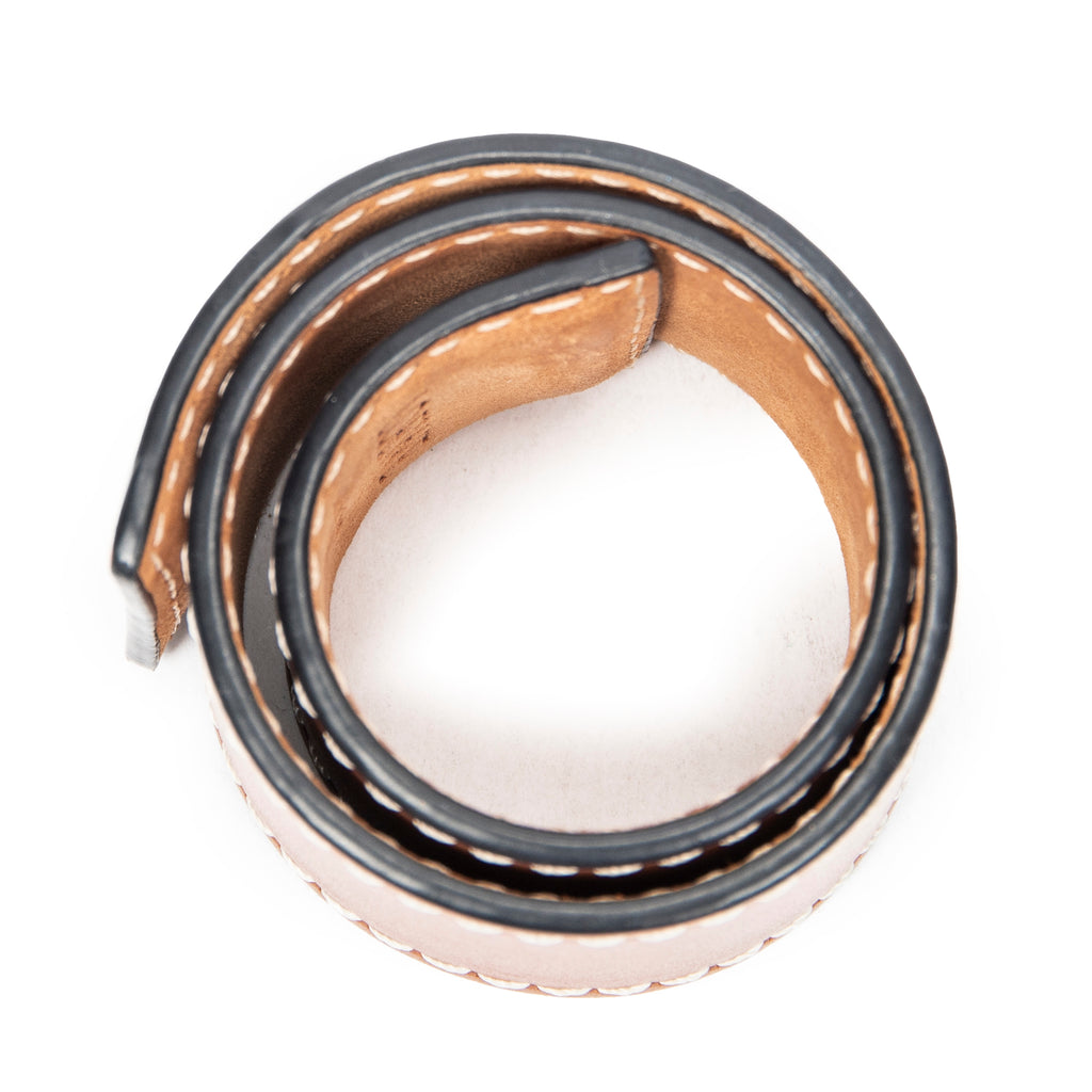 Bracelet Slap Bracelet Tan Calfskin Leather