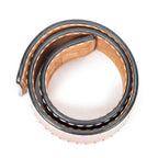 Bracelet Slap Bracelet Tan Calfskin Leather