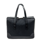 Bolso de mano "Vintage Fold-Top Tote" negro de lona Macadam